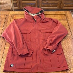 Vintage Altra Brick Red  Hooded Jacket Boulder, Colorado size large